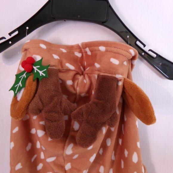 Merry Makings by Petco NWT Spotted Reindeer Pet Hoodie Sz L - Picture 2 of 5